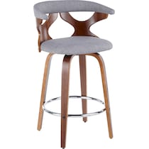 serafina gray counter height stool   