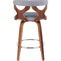 serafina gray counter height stool   