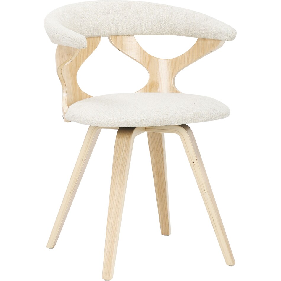 serafina natural accent chair   