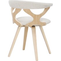 serafina natural accent chair   