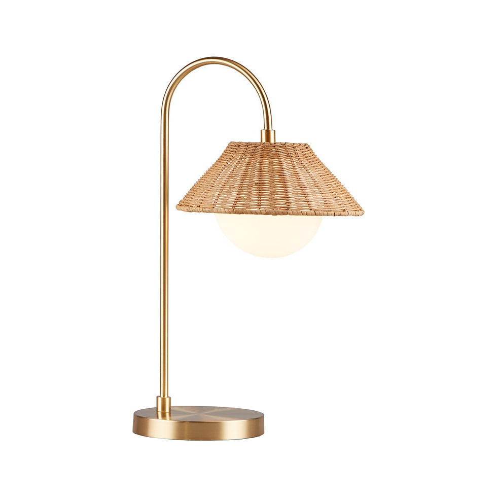 seraphine gold table lamp   