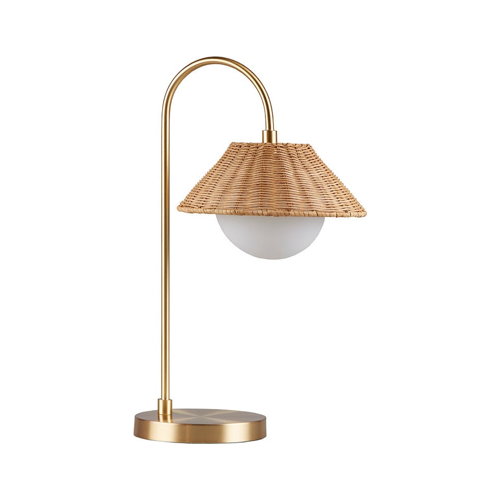 seraphine gold table lamp   