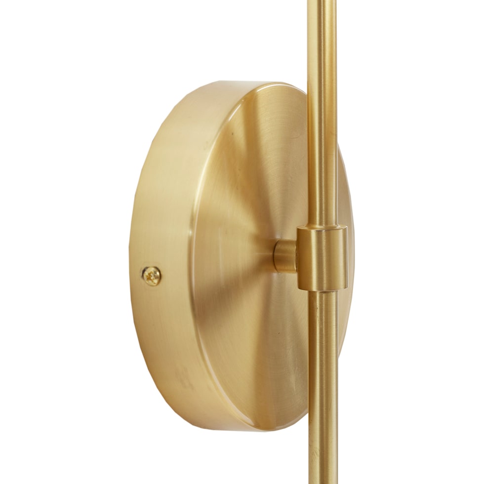 seraphine gold wall sconce   