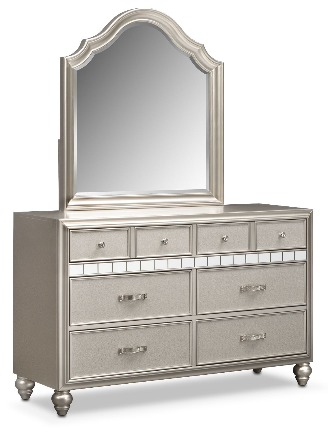 Serena Dresser And Mirror American, Dresser With A Mirror