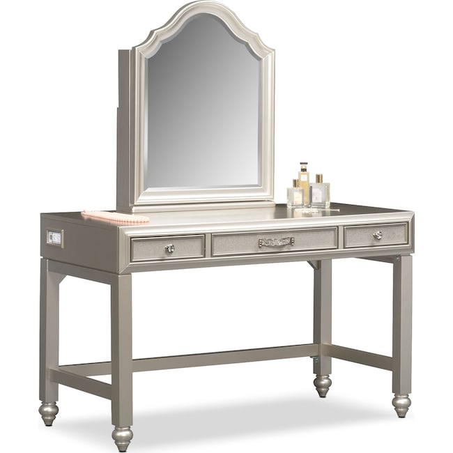 Accent and Occasional Furniture - Serena Vanity and Mirror