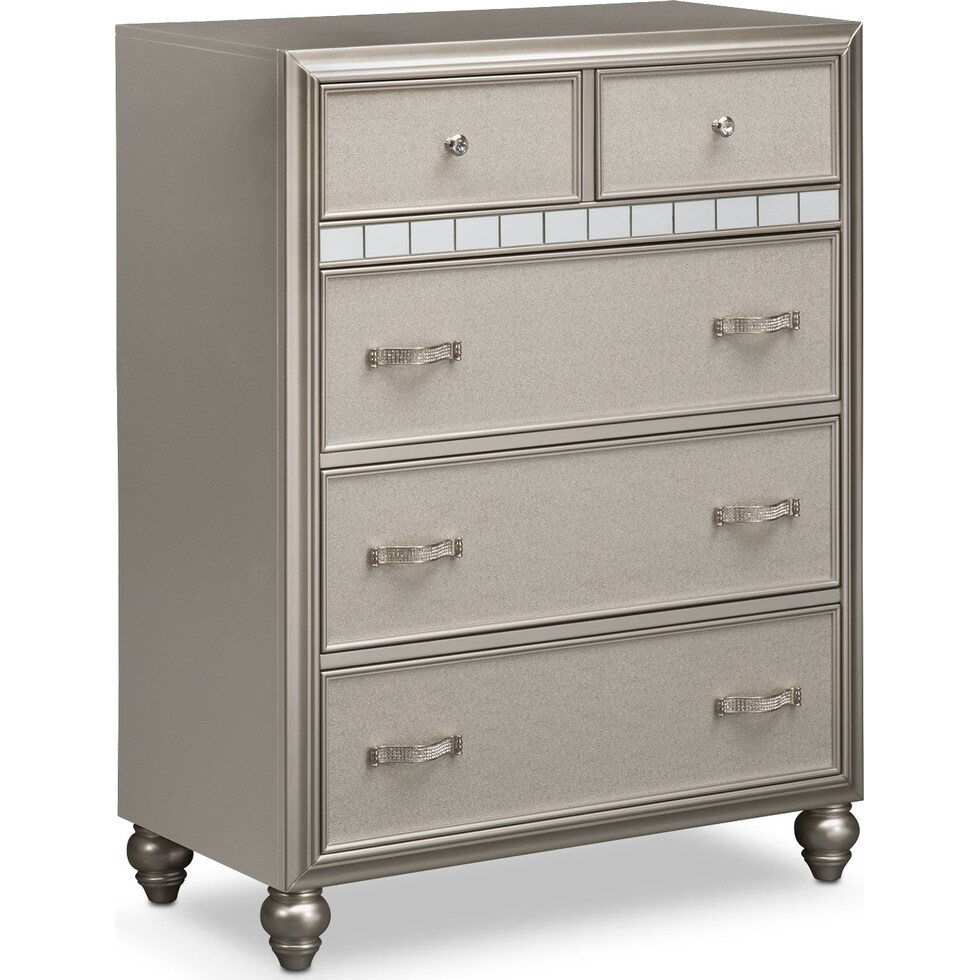 serena youth platinum silver chest   