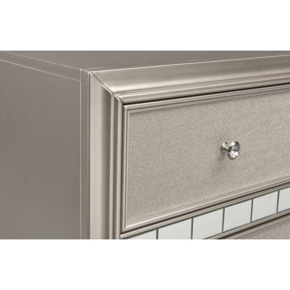 serena youth platinum silver chest   