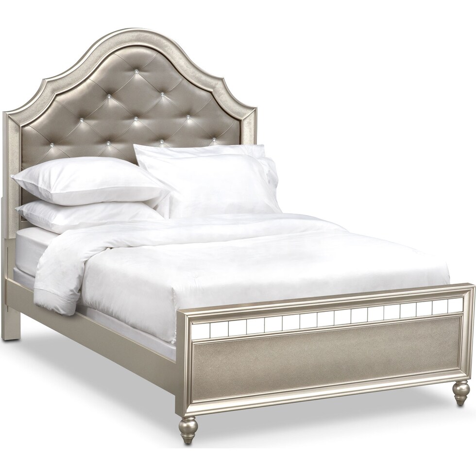 serena youth platinum silver full bed   