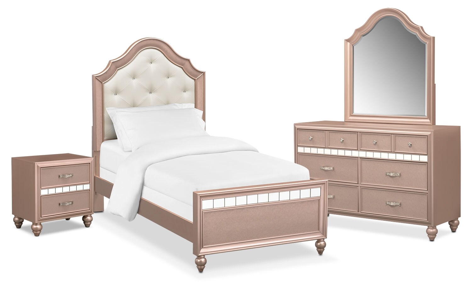 Value city deals twin bed sets