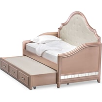 serena youth rose quartz pink daybed   