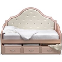 serena youth rose quartz pink daybed   