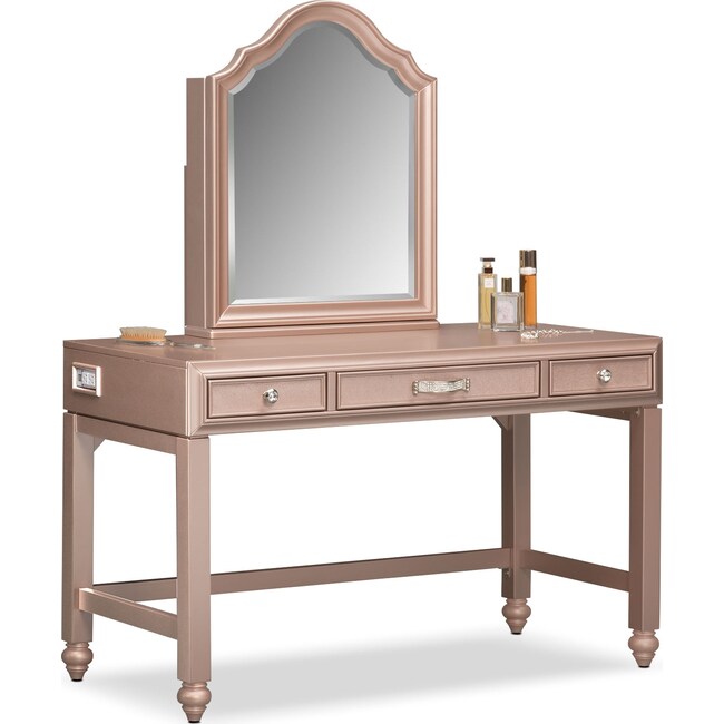 Accent and Occasional Furniture - Serena Vanity and Mirror