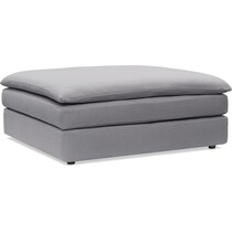 serenity gray ottoman   