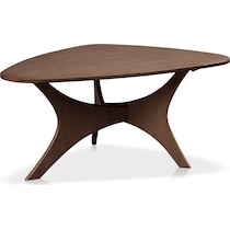 sereno dark brown coffee table   