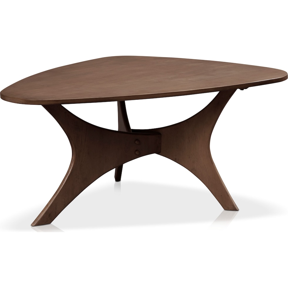 sereno dark brown coffee table   