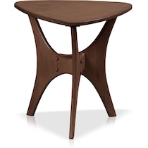 sereno dark brown side table   