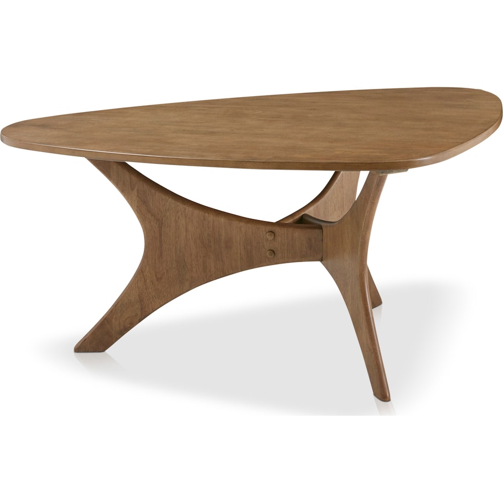 sereno light brown coffee table   