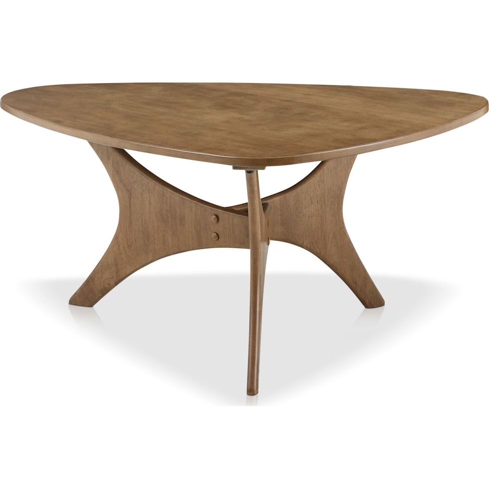 sereno light brown coffee table   