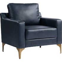 serta blue accent chair   