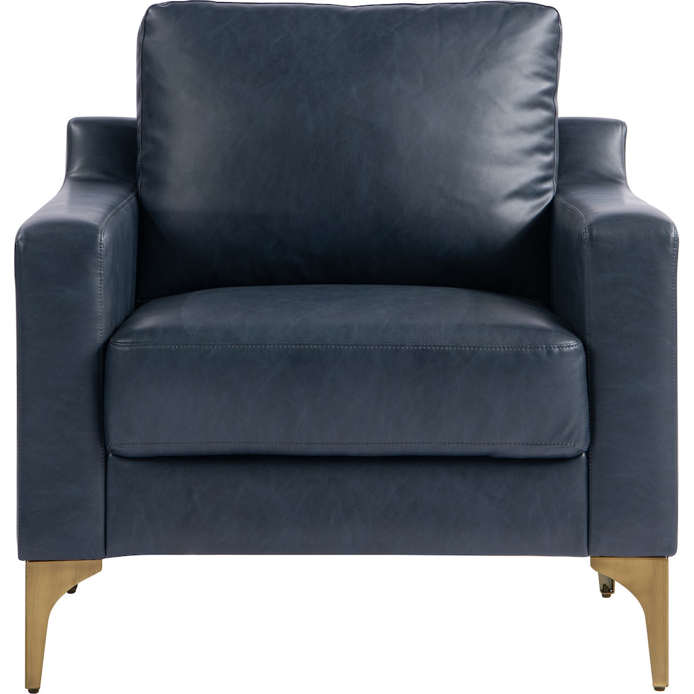 serta blue accent chair   