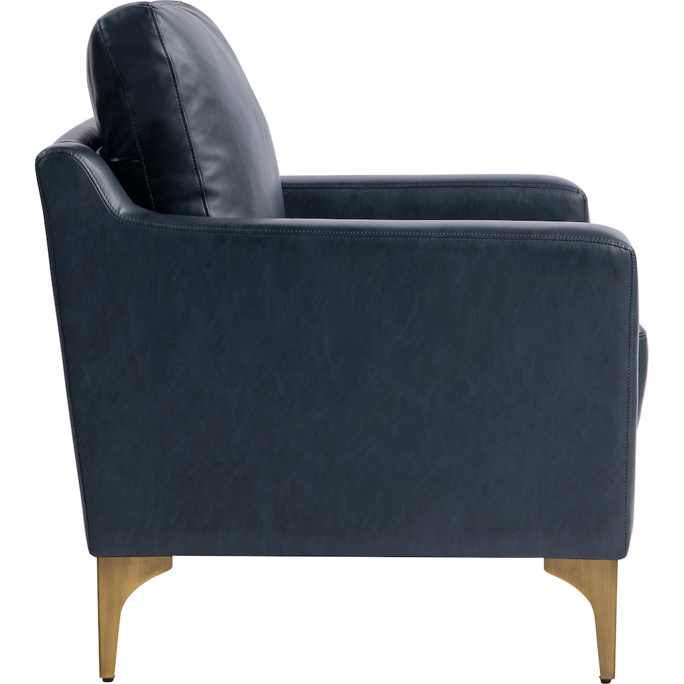 serta blue accent chair   