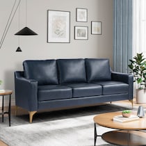 serta blue sofa   