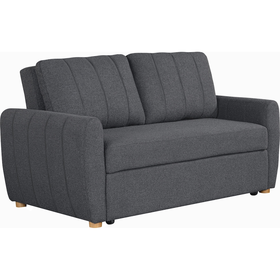 serta gray convertible loveseat   