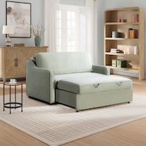 serta green convertible loveseat   