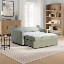 serta green convertible loveseat   