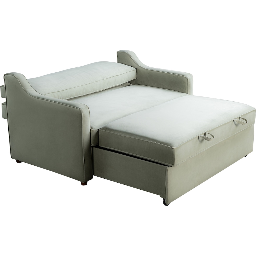 serta green convertible loveseat   