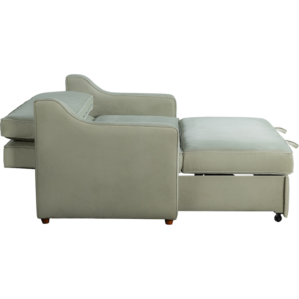 serta green convertible loveseat   