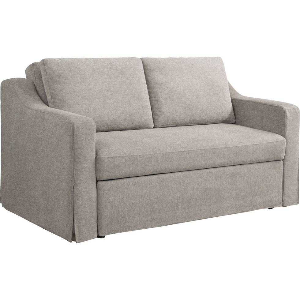 serta neutral convertible loveseat   