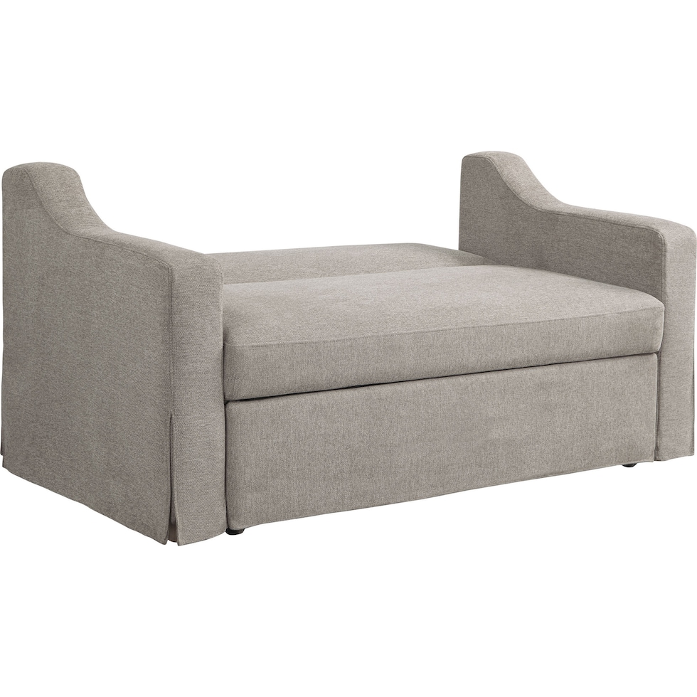 serta neutral convertible loveseat   