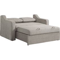 serta neutral convertible loveseat   