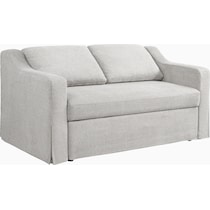 serta white convertible loveseat   