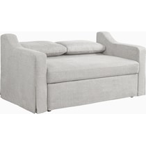 serta white convertible loveseat   