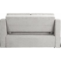 serta white convertible loveseat   