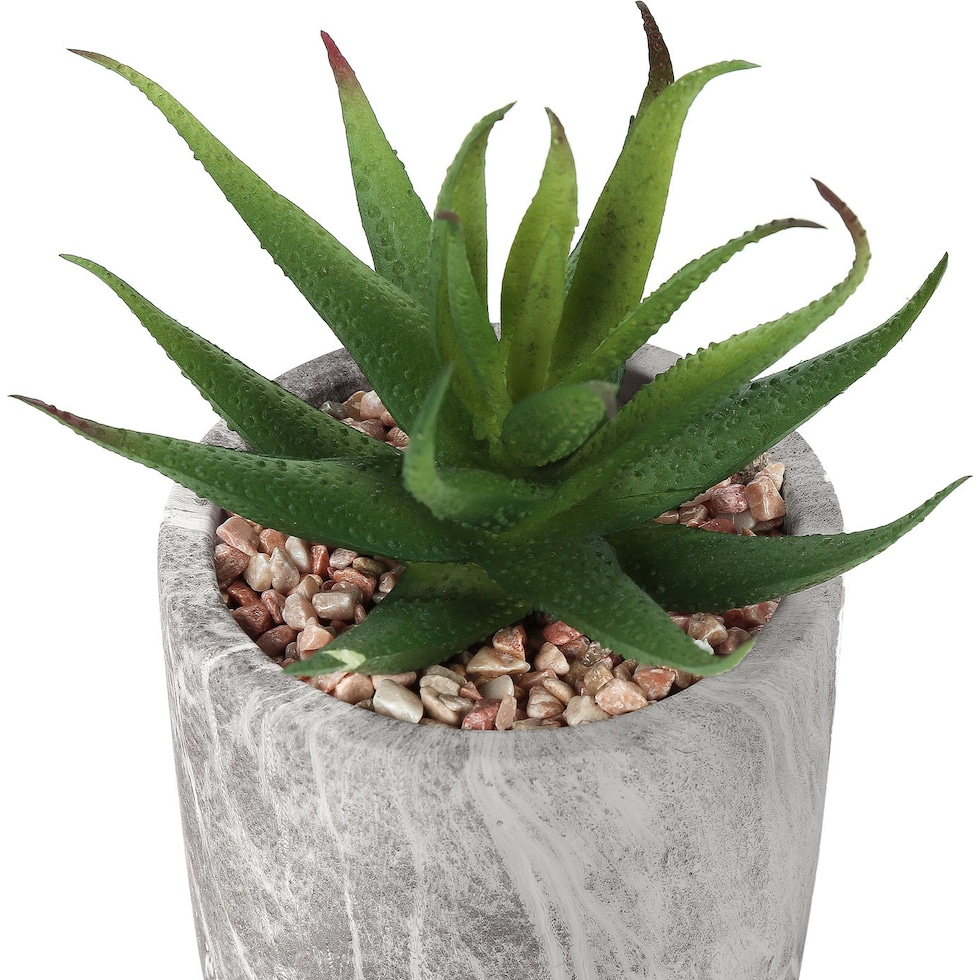 set gray faux plant   