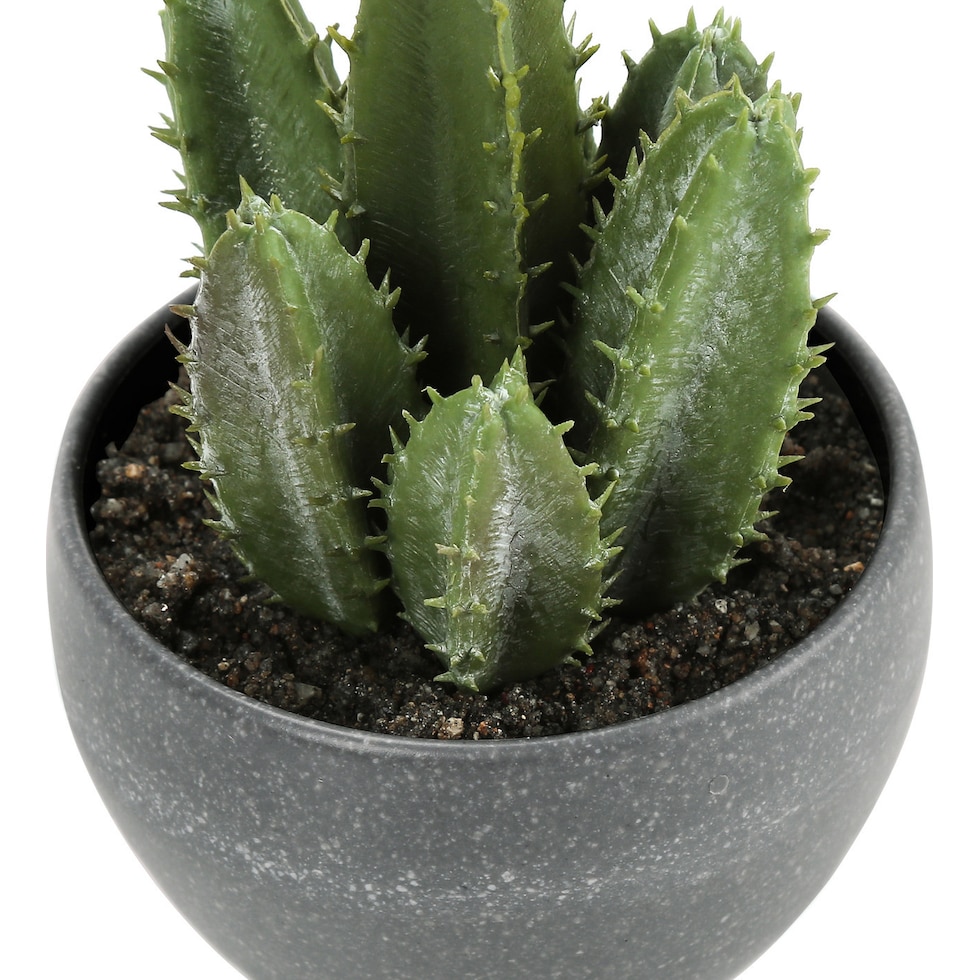 set gray faux plant   