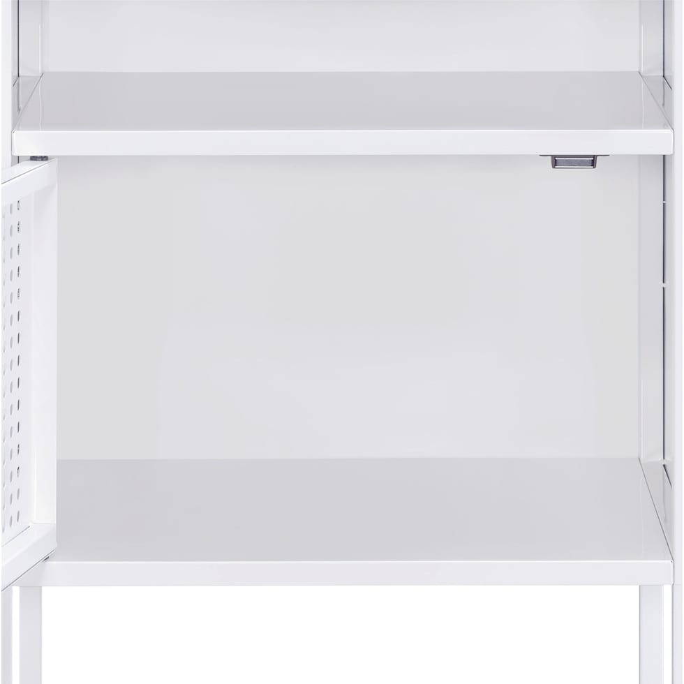 seward white nightstand   