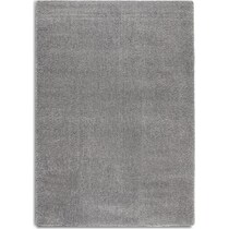shag gray area rug  x    