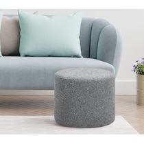 shamea gray ottoman   