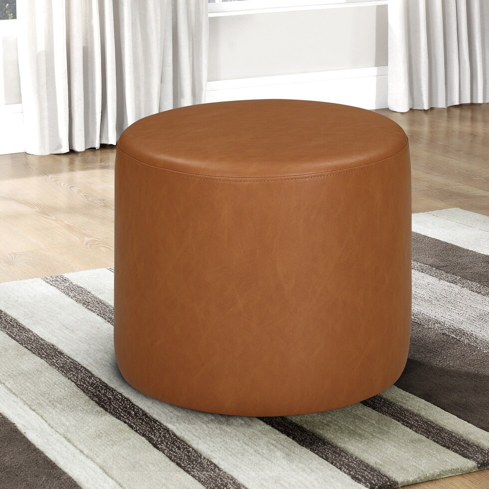 shamea light brown ottoman   