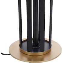shania black floor lamp   