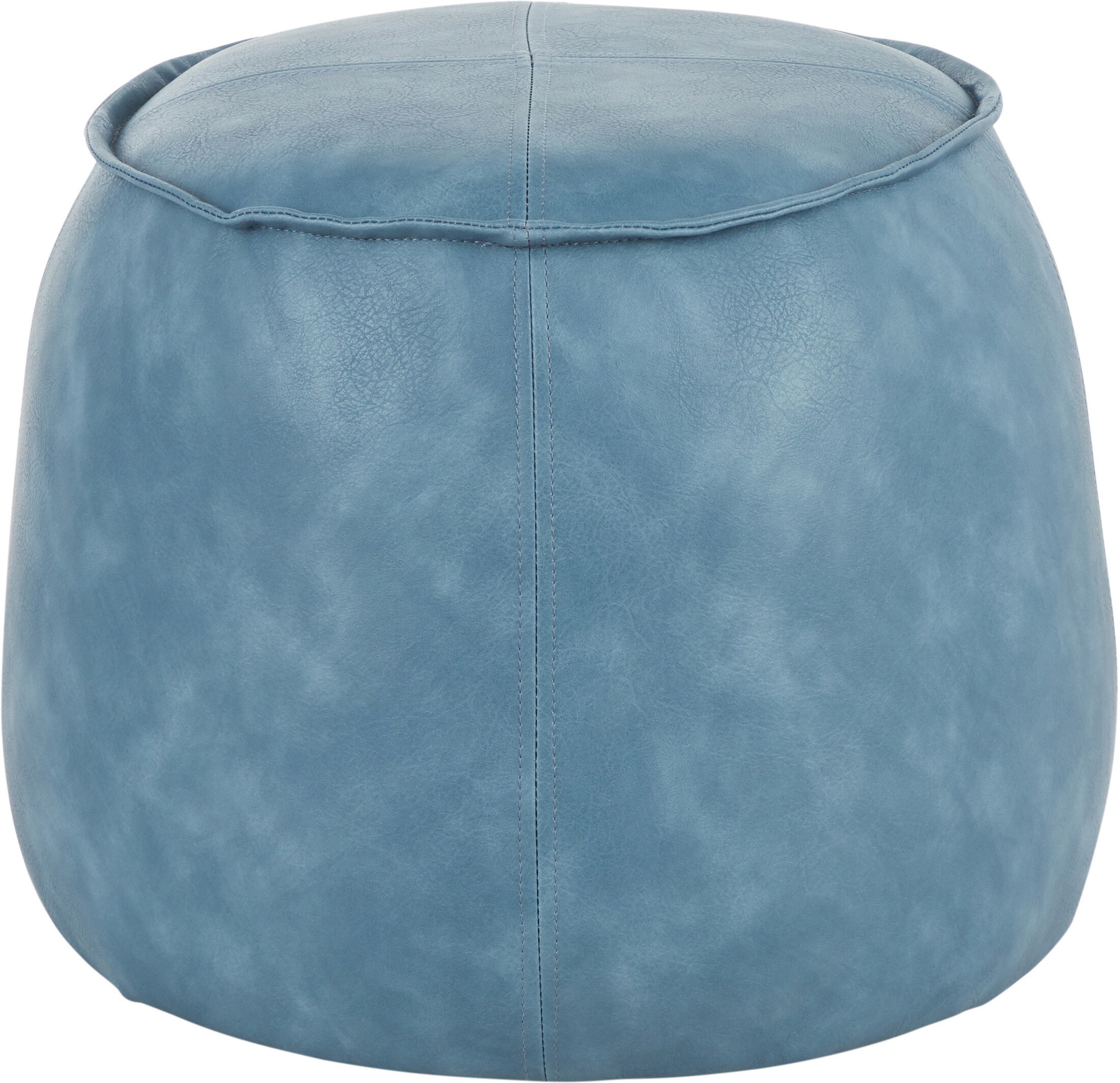 Shannon Ottoman Blue American Signature Furniture
