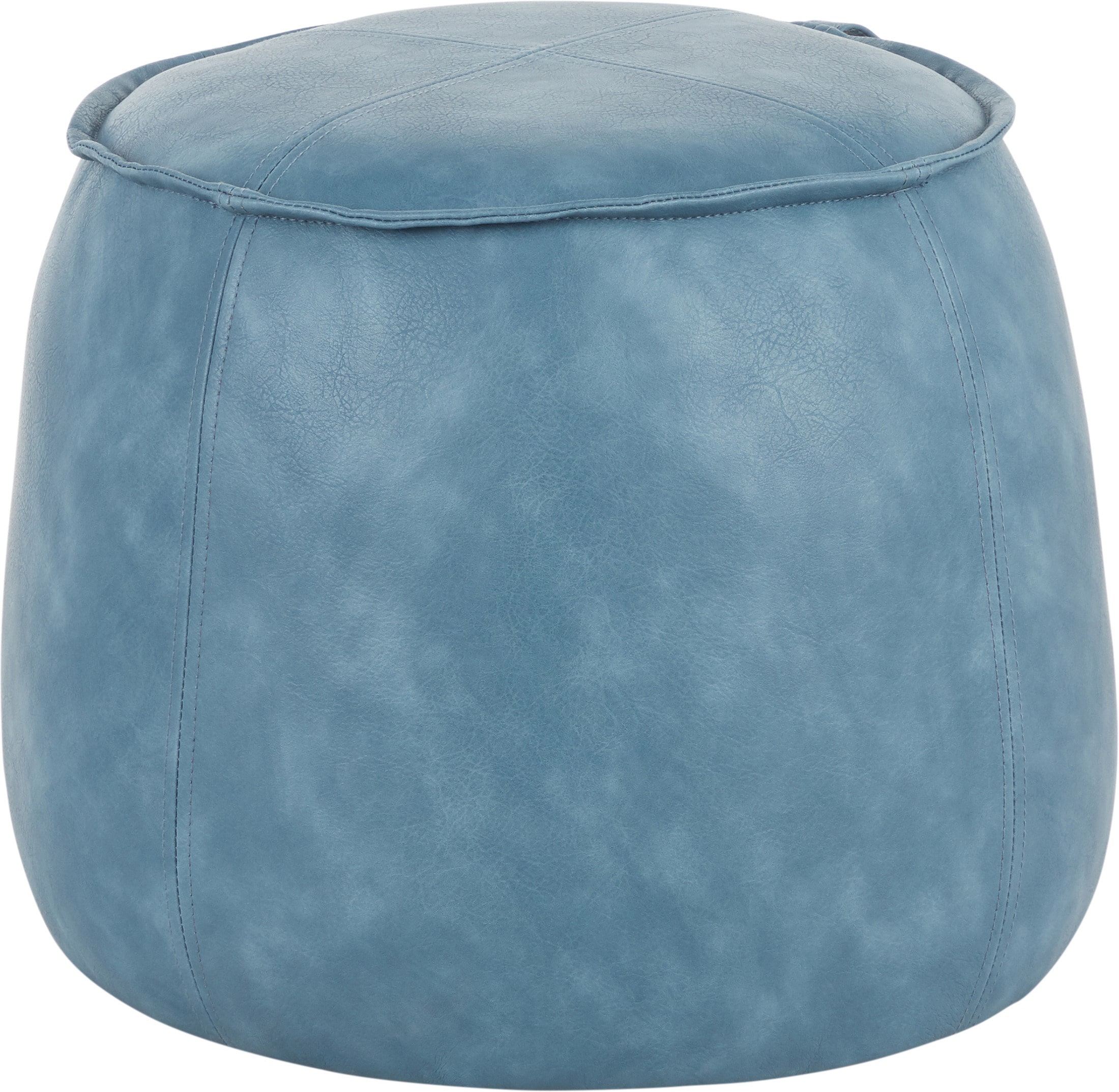 Shannon Ottoman Blue American Signature Furniture