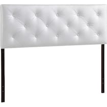 sharley white full headboard   