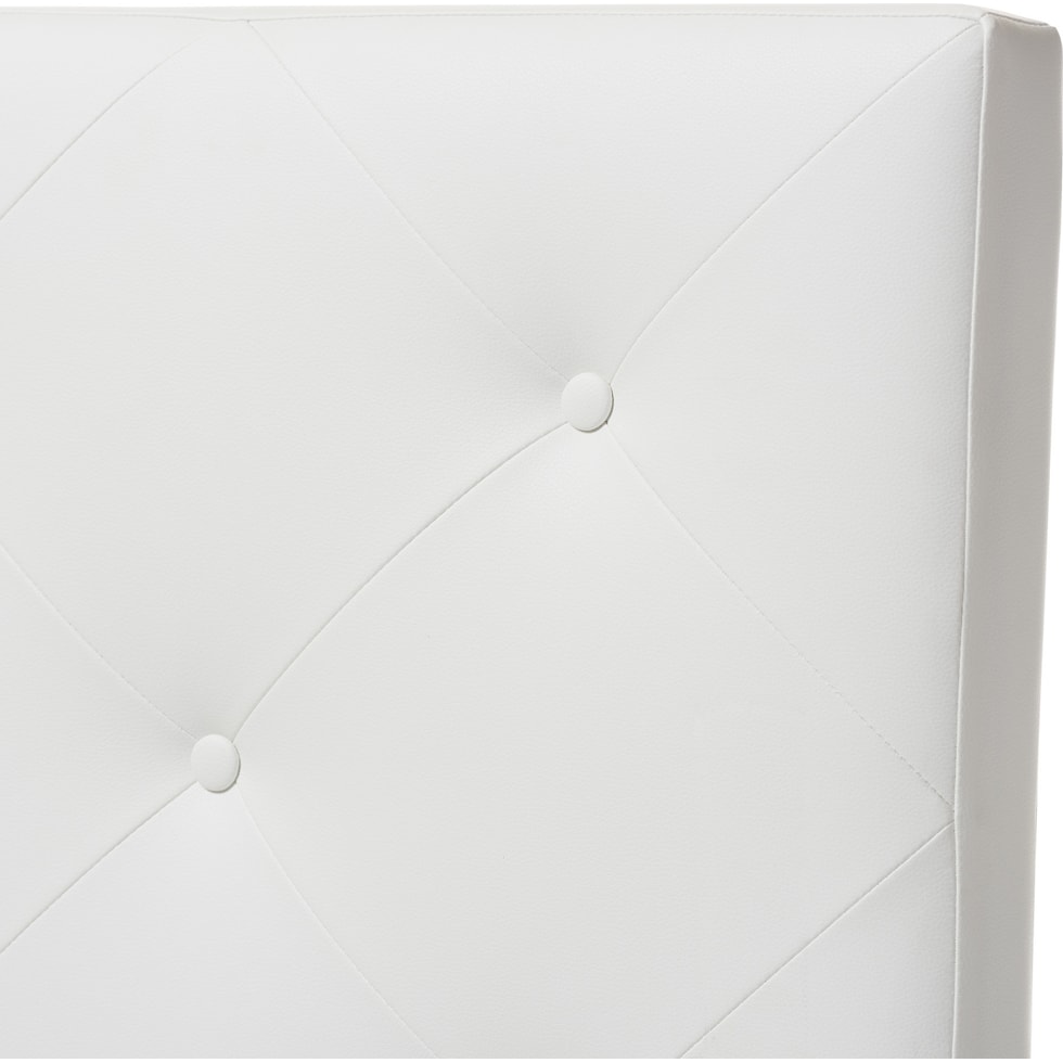 sharley white twin headboard   