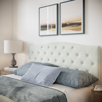 sharma light brown king headboard   