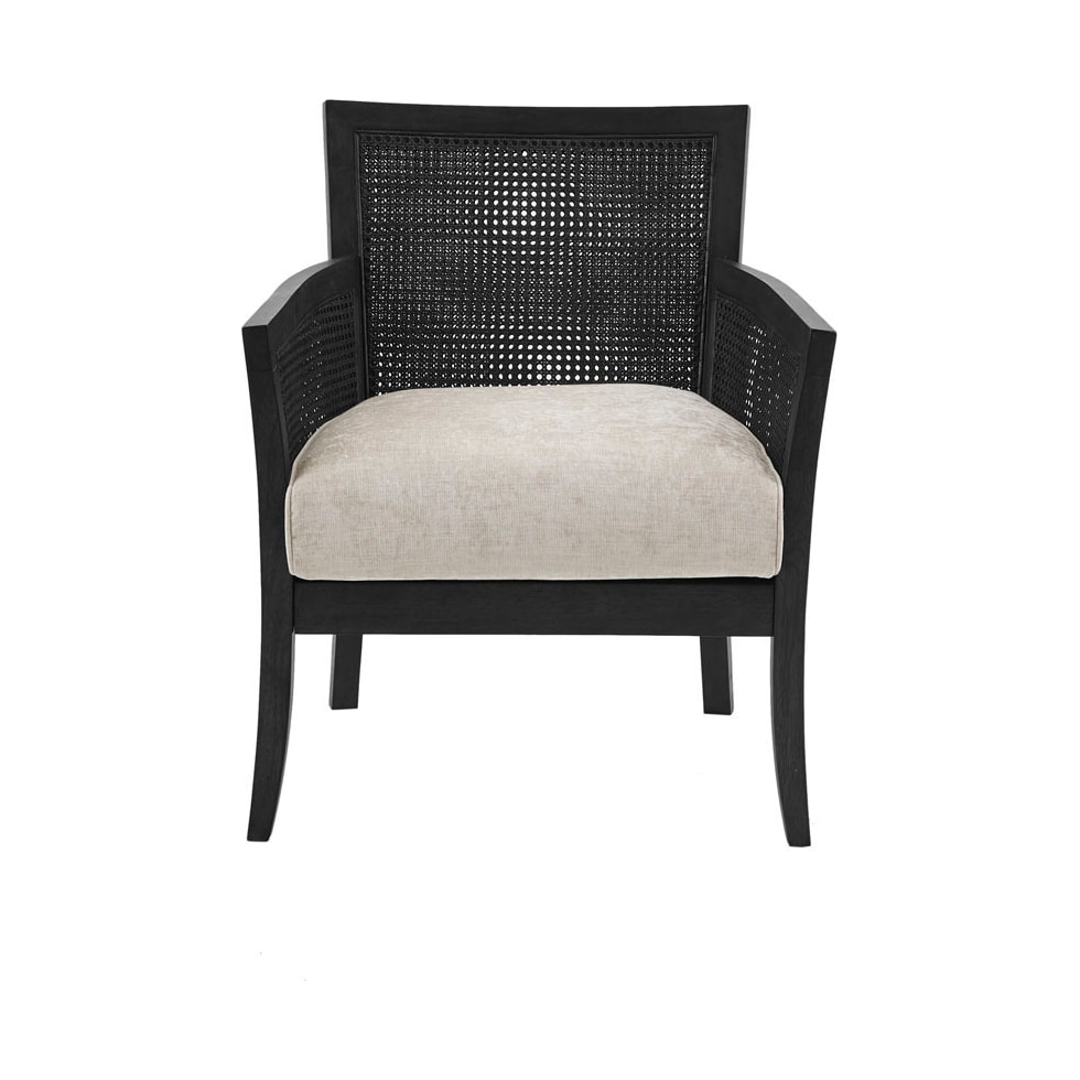 shasta black accent chair   